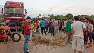 Bloqueo en Cochabamba. Foto: Opinión