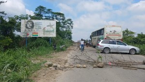 El bloqueo en el Chapare. Foto: Kawsachun Coca