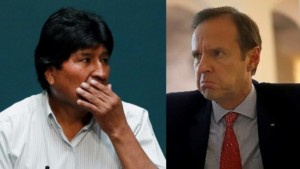 Evo Morales y Jorge Quiroga. Foto: composición ANF