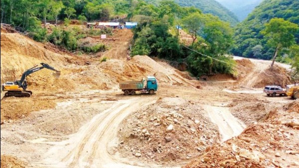 Actividad minera aurífera en el Parque Nacional Madidi, en el norte de La Paz, Foto: Los Tiempos