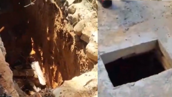 Calabozos subterráneos encontrados en una vivienda en el Trópico de Cochabamba.