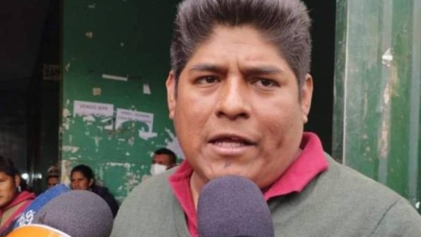 César Apaza, líder cocalero. Foto: Internet