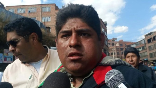 Exdirigente cocalero César Apaza. Foto: