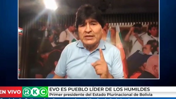 Expresidente Evo Morales. Foto: Captura