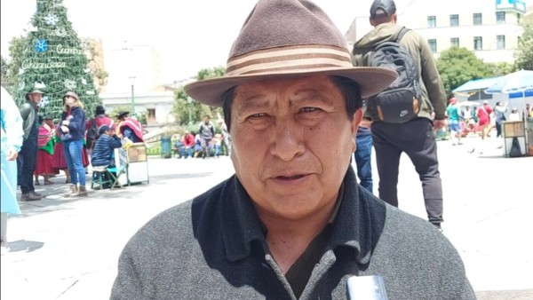 Rufo Calle, exdirigente de la Csutcb. Foto: ANF