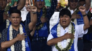 Andrónico Rodríguez; Evo Morales. Foto: Tomado de La Razón.