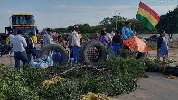 Bloqueo en Cochabamba.  Foto: RKC
