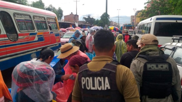Efectivos policiales en un operativo. Foto: Policía Boliviana