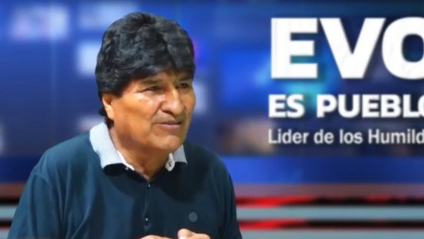 El expresidente Evo Morales. Foto: Captura