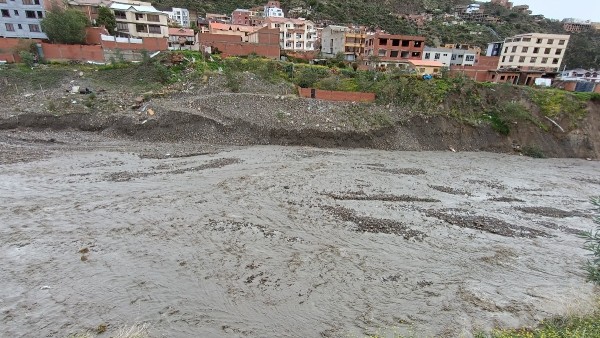 El río Irpavi. Foto: Gentileza vecinos