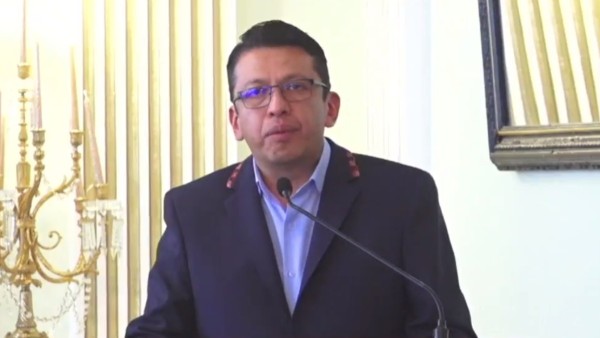 El viceministro de Comercio Exterior, Huascar Ajata. Foto: Captura