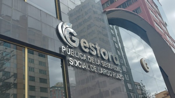 Fachada del edificio de la Gestora en La Paz. Foto: ANF
