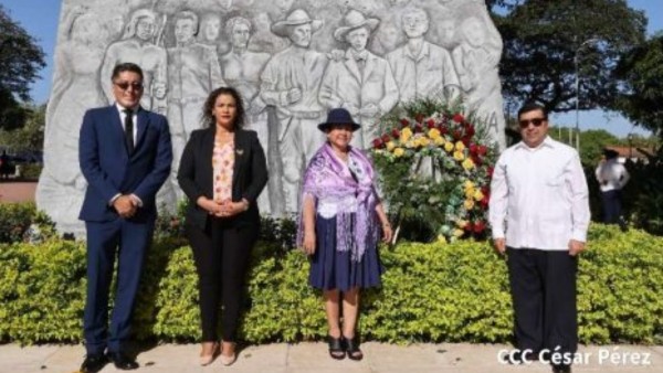 La ministra Celinda Sosa en Nicaragua. Foto: César Pérez publicada en Prensa Latina