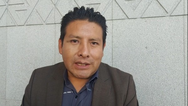 Santos Quispe, gobernador de La Paz. Foto: ANF