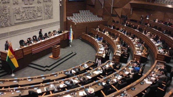 Sesión del pleno de la Asamblea Legislativa. Foto: RRSS