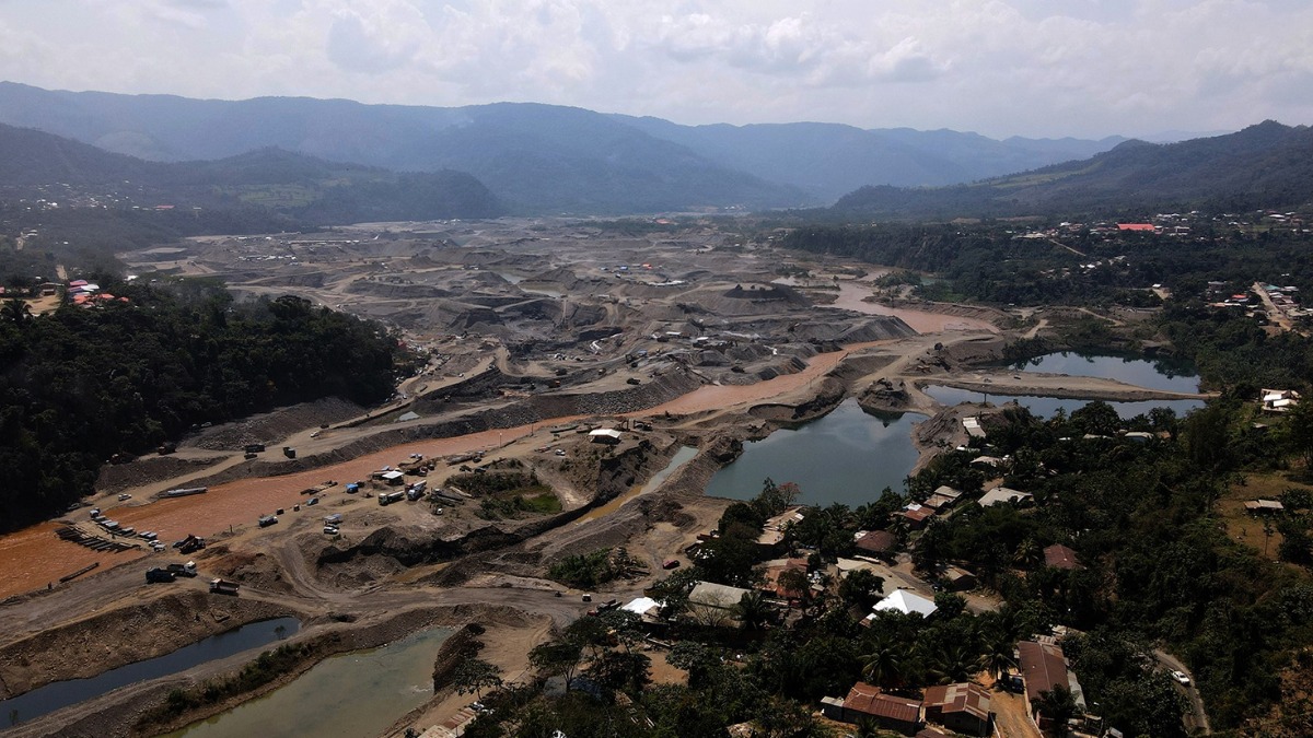 Vista aérea de Mapiri. Foto: Wara Vargas