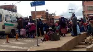 En Potosí se denunció el acarreo de gente hacia el área rural. Foto: RRSS