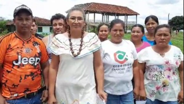 Cacique de la comunidad indígena Piso Firme, Hortencia Gómez. Foto: Internet