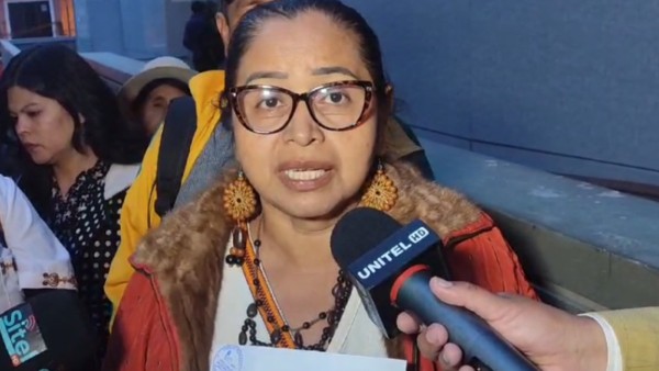 La cacique General de la Comunidad Indígena de Piso Firme, Maida Peña. Foto: ANF