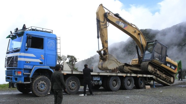 Maquinaria incautada. Foto: Prensa Sernap