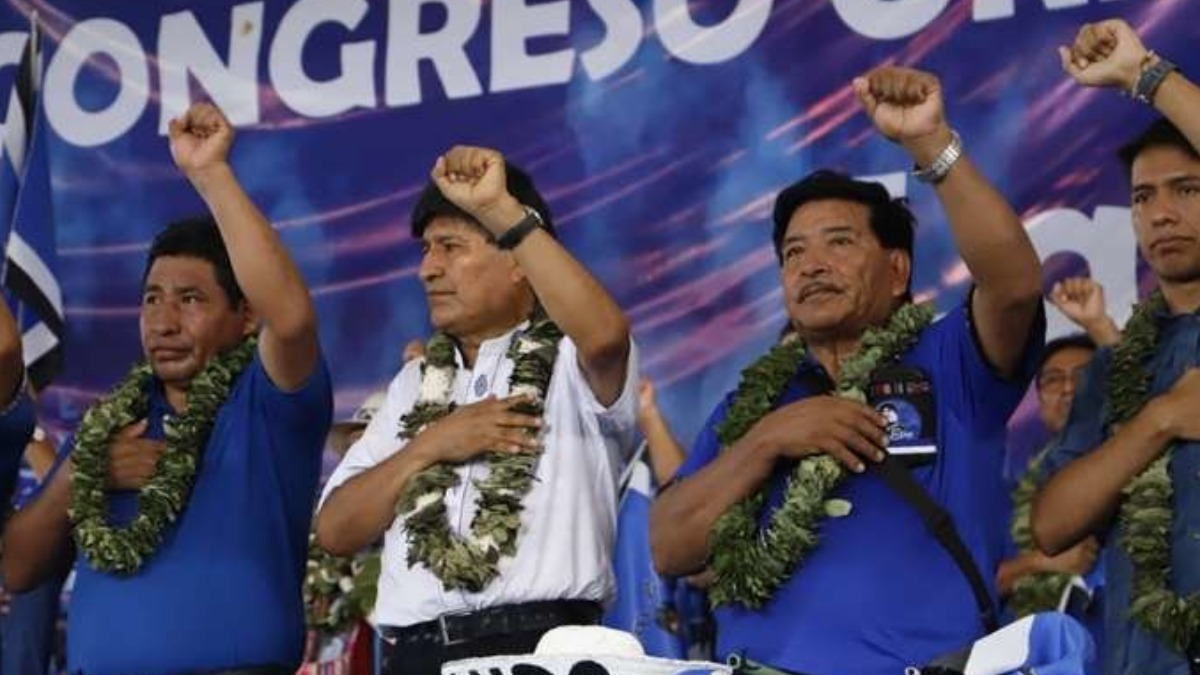 Congreso del MAS en Lauca Ñ que fue anulado. Foto: Internet