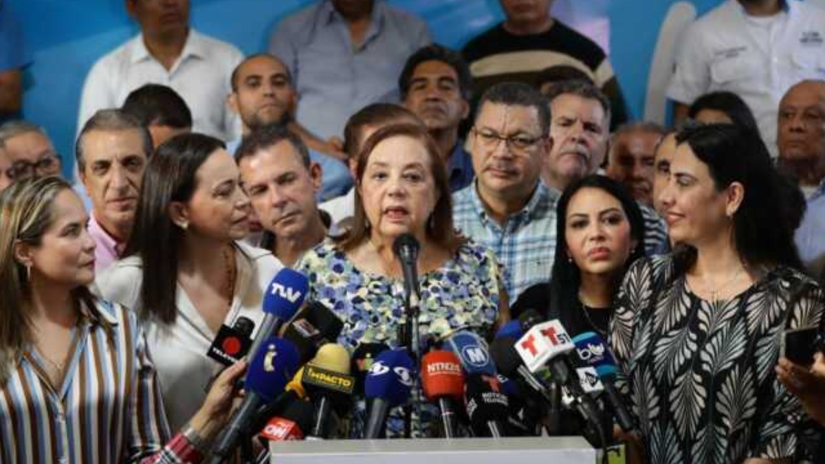 Corina Yoris, candidata opositora para las presidenciales en Venezuela.