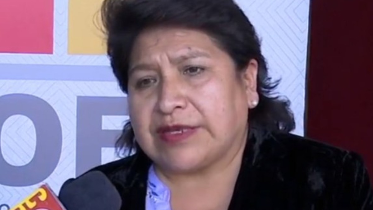 Dina Chuquimia, vocal del TSE. Foto: ANF