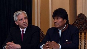 Álvaro García Linera y Evo Morales. Foto: Internet