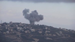 Bombardeo israelíes en Líbano.