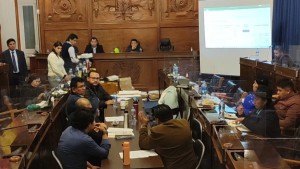 Comisión Mixta de Constitución realiza la revisión de requisitos de postulantes. Foto: Captura