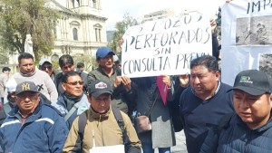 Pobladores de Río Grande denuncian que el Gobierno perforó 23 pozos sin consulta previa