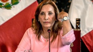 La presidente de Perú, Dina Boluarte.