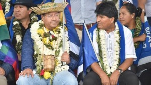 Luis Arce y Evo Morales, líderes del arcismo y el evismo en el MAS.