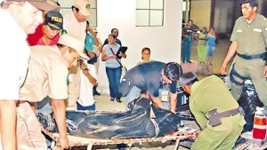 Tres personas fallecieron en la intervención al hotel Las Américas. Foto: Internet