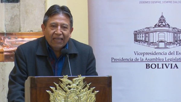 El vicepresidente David Choquehuanca. Foto: Captura