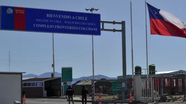 Punto de control fronterizo entre Bolivia y Chile.
