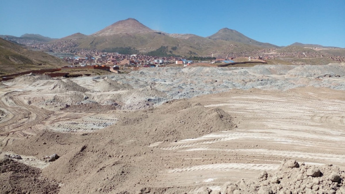 Dique de colas de Laguna Pampa I y II. Foto: Defensoría del Pueblo