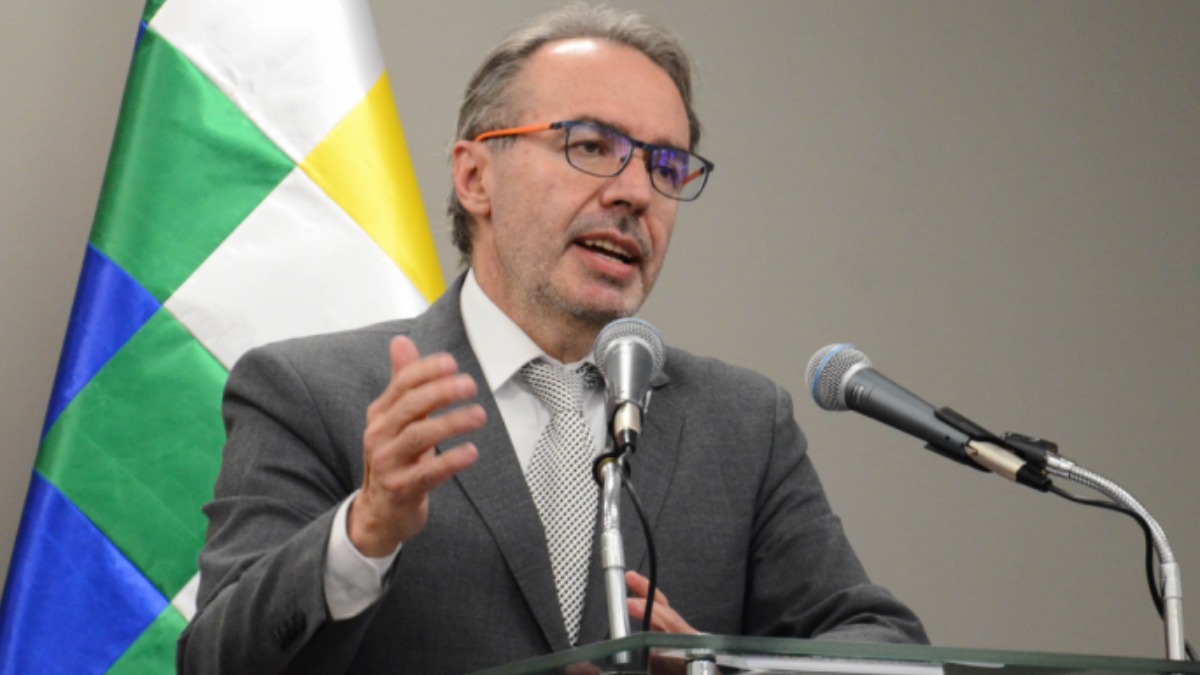 El vocero de gobierno, Jorge Richter. Foto: ANF