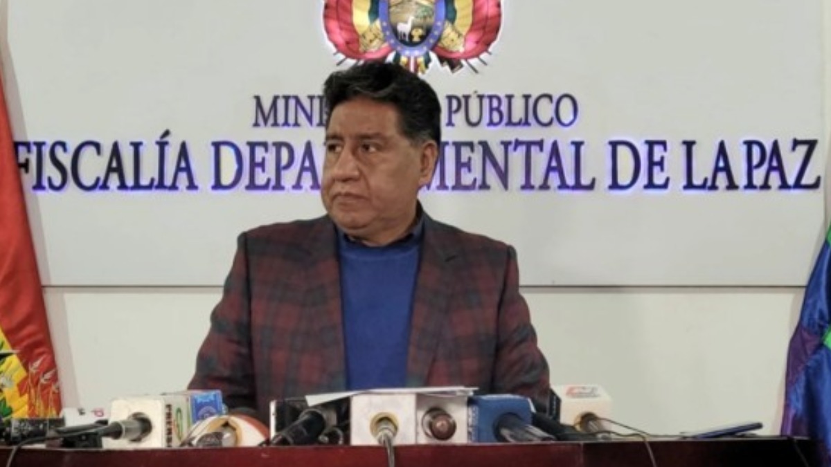 Fiscal departamental de La Paz, William Alave. Foto: Internet