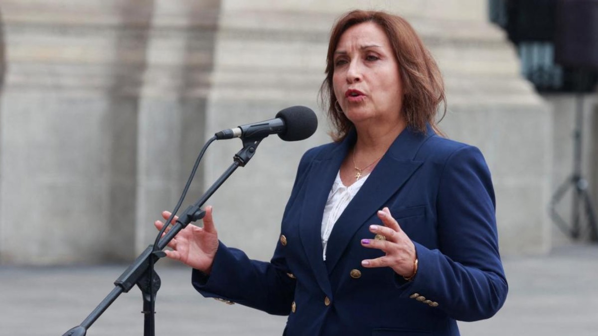 La presidenta de Perú, Dina Boluarte.