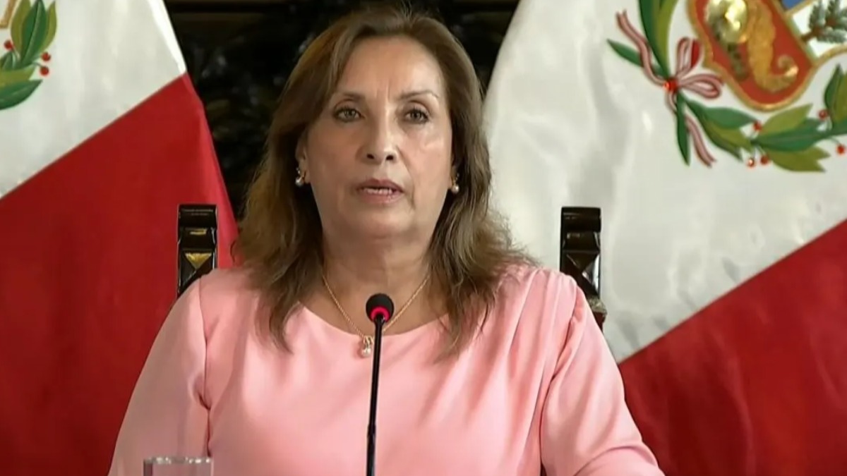 La presidenta de Perú, Dina Boluarte.