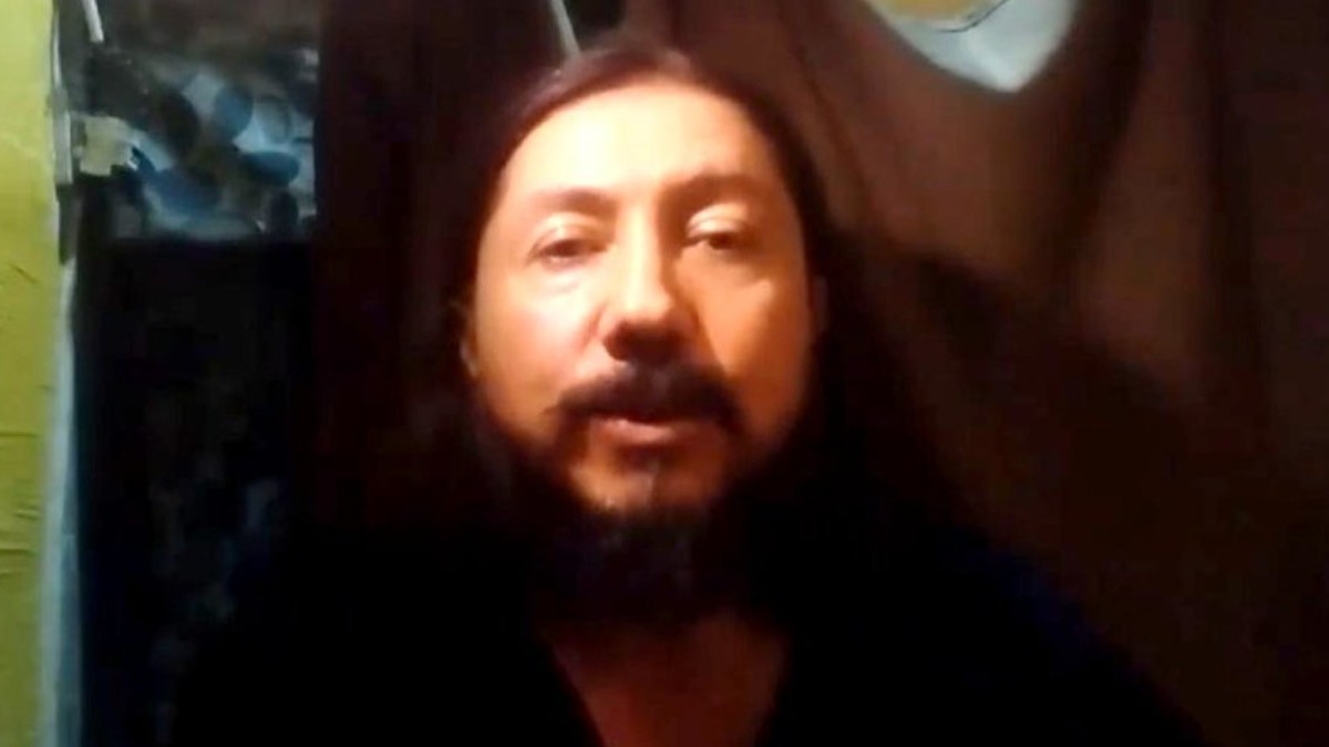 Rivas, el año pasado cuando se declaró en huelga. Foto: captura video