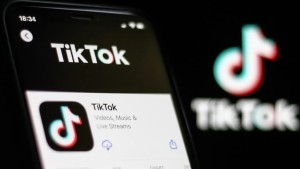 La aplicación TikTok.