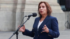 La presidenta de Perú, Dina Boluarte.