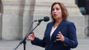 La presidenta de Perú, Dina Boluarte.