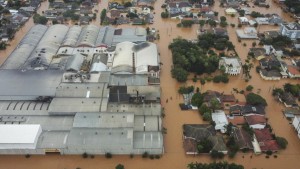 Lluvias afectan hace varios días a regiones del sur de Brasil.
