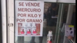 Por cada tonelada de oro extraído se utilizan al menos tres toneladas de mercurio