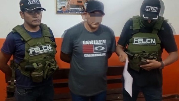 Exjefe policial de Diprove, Marcelo R.C. fue aprehendido la semana pasada. Foto: Ministerio de Gobierno