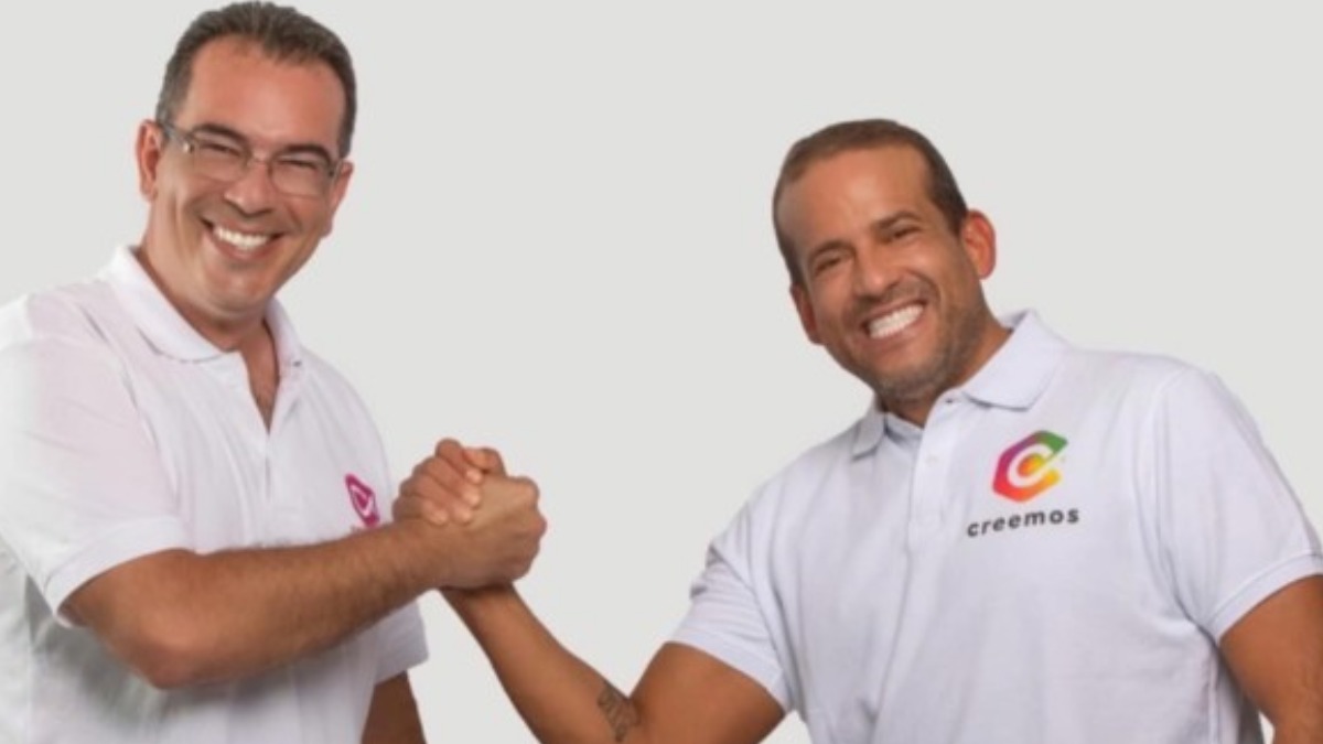 Aguilera y Camacho durante la campaña. Foto: Creemos