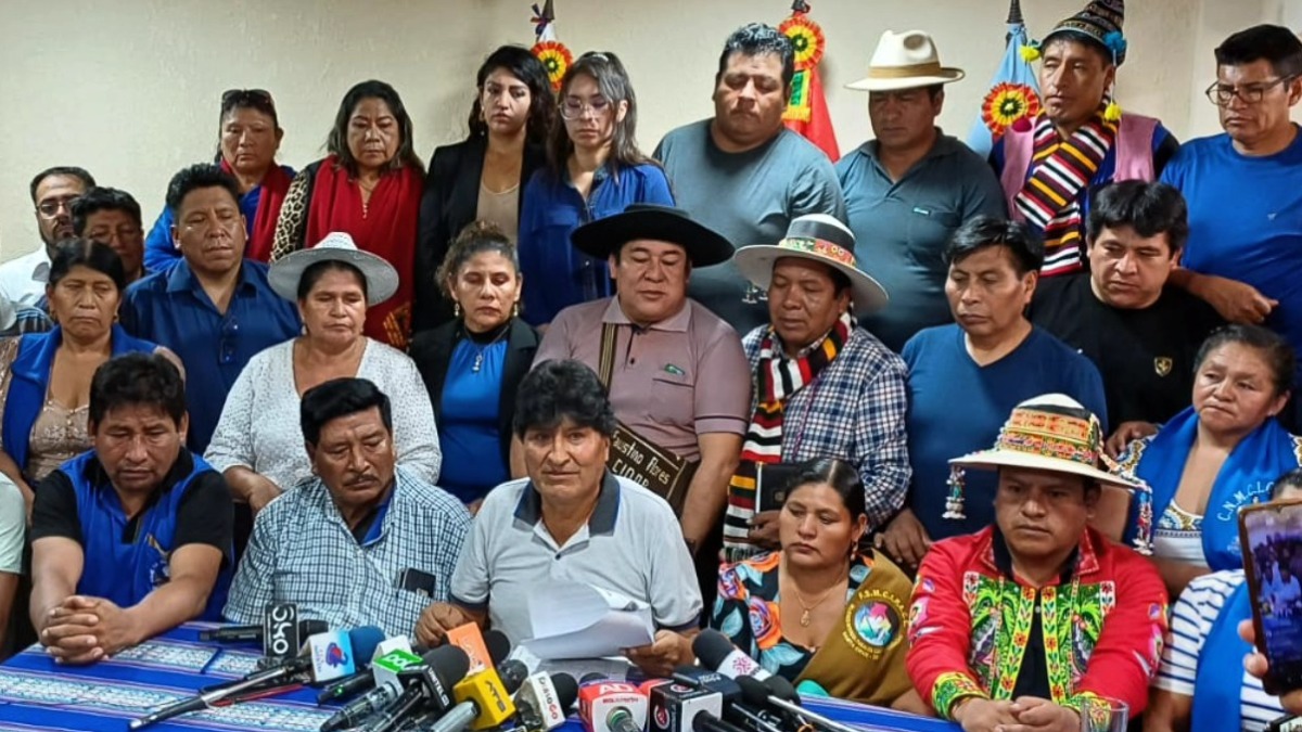 Dirección Nacional de Evo Morales.